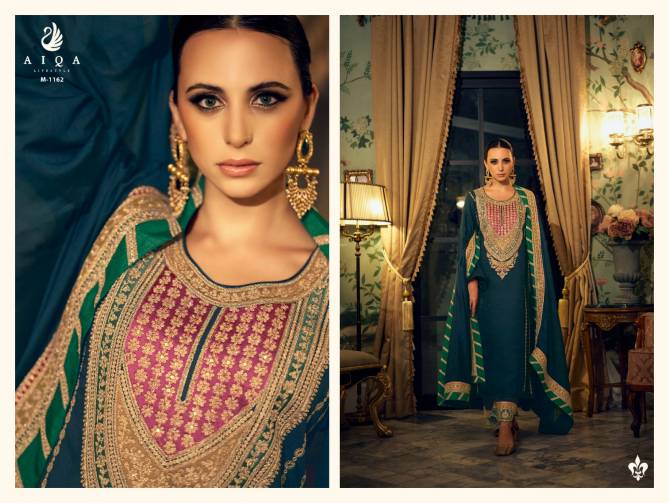 Dastak Vol 2 By Aiqa Wedding Wear Pashmina Salwar Kameez Wholesale Shop in Surat